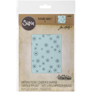 Sizzix 661001 Texture Fades Embossing Folder, Sparkles by Tim Holtz
