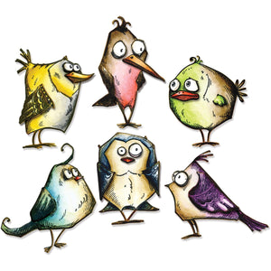 Sizzix Framelits 18 Piece Bird Crazy Die Set