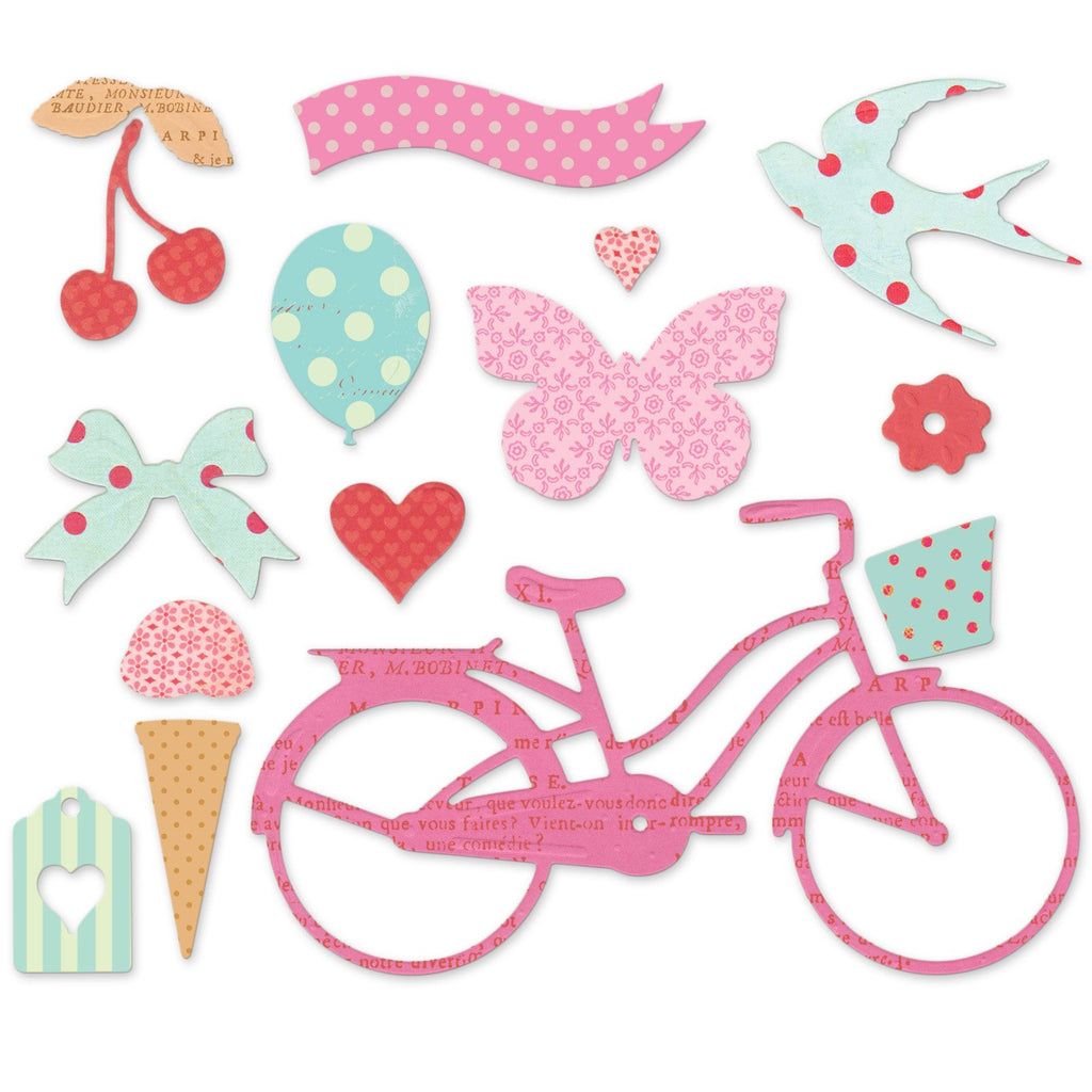 Sizzix Thinlits 14 Die Set Whimsy & Delight by Brenda Walton
