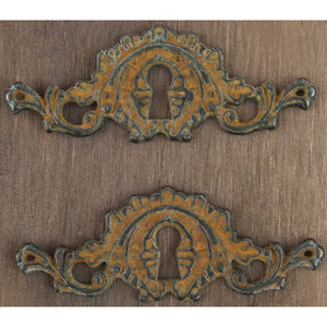 Prima Marketing 655350583569 Metals for Wood Plaque 10 Scrapbooking Embellishments