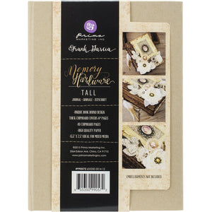Prima Marketing Frank Garcia Memory Hardware Chip Journal-Kraft Tall W/6 Pages