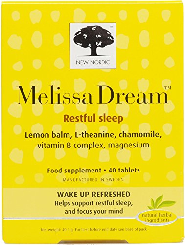 New Nordic Melissa Dream 40 tablets (Case of 6)