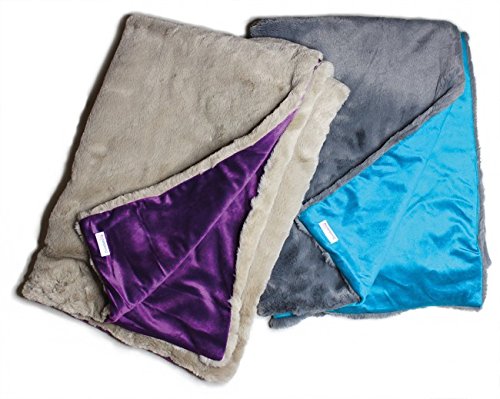 Faux Fur Blanket Stone | Doodlebone