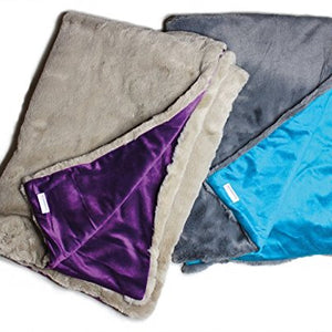 Faux Fur Blanket Stone | Doodlebone