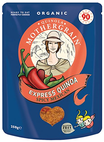 Spicy Mexican Express Quinoa Pouch 250g (Pack of 6) by Quinola Mothergrain