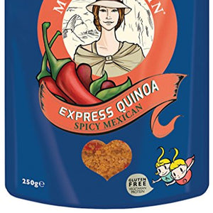 Spicy Mexican Express Quinoa Pouch 250g (Pack of 6) by Quinola Mothergrain