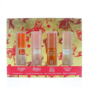 Jovan Cologne Spray Collection, 30 ml, Pack of 4