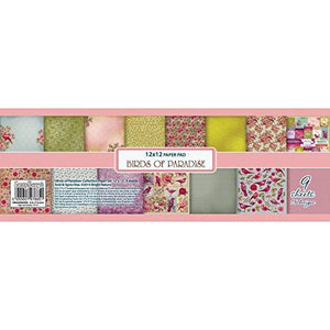 ScrapBerry's Birds Of Paradise Paper Pack 12"X12" 9/Pkg-6 Double-Sided & 3 Single-Sided