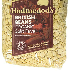 Hodmedods Organic Split Fava Beans, 500 g