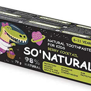 SPLAT Junior Berry Cocktail Natural Toothpaste for Children 6 – 11 Years, 73g