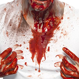 Smiffys 455 ml 16 oz Fake Blood Bottle Make Up Kit (Red)