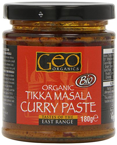 Geo Organics Tikka Masala Curry Paste 180 g (Pack of 6)