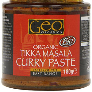 Geo Organics Tikka Masala Curry Paste 180 g (Pack of 6)