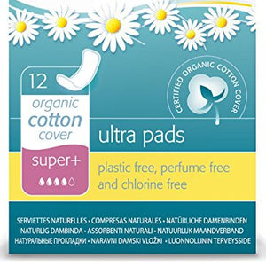 Natracare Pads Ultra Super Plus - 12 Ct, 3 pack