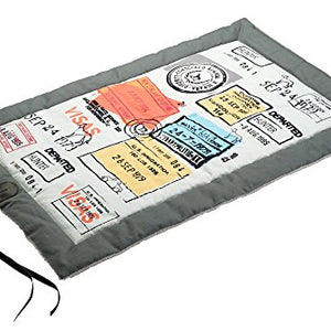 Dog Blanket Travel Blanket Kanada 80X120 Cm Grey/Multicolor | Hunter