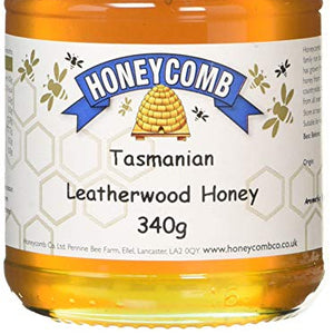 Honeycomb Tasmanian Leatherwood Clear Honey, 340 g