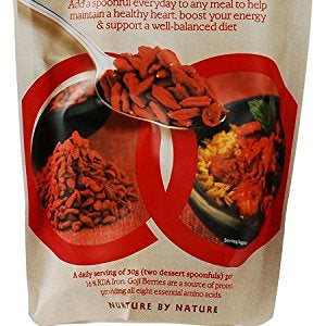 Linwoods Whole Sun-Dried Goji Berries 250g (Pack of 3)