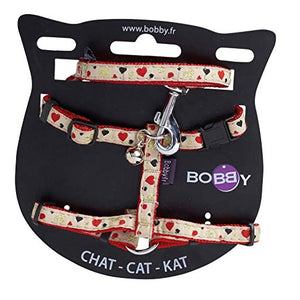 Harness +  Leash Cat Lovely Red Xs