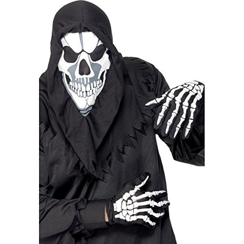 Smiffys Skull Hood and Gloves