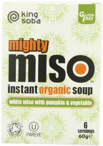 King Soba Organic Pumpkin and Vegetable Mighty Miso 60 g (Pack of 5)