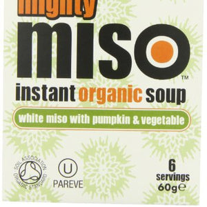 King Soba Organic Pumpkin and Vegetable Mighty Miso 60 g (Pack of 5)
