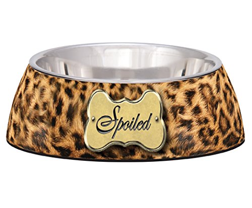 Small Milano Bowl- Spoiled Leopard Print | Loving Pet Products