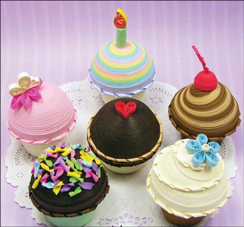 Quilled Creations Quilling Kit Cupcake Treasure Boxes