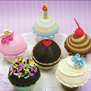 Quilled Creations Quilling Kit Cupcake Treasure Boxes