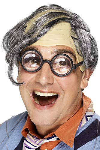 Smiffys Comb it Over Wig - Grey