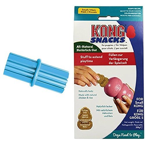 Kong Puppy Teething Stick Small (8Cm) Blue/Pink (Random Pick) | Gorpets