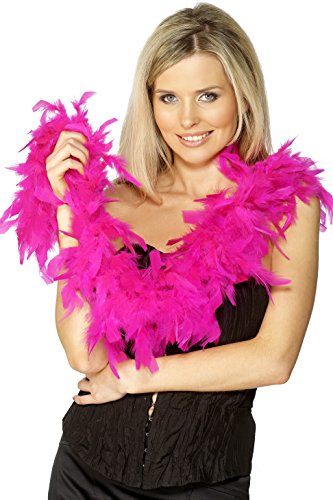 Smiffys Boa Feather, 50 g/150 cm - Fuchsia