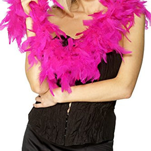 Smiffys Boa Feather, 50 g/150 cm - Fuchsia