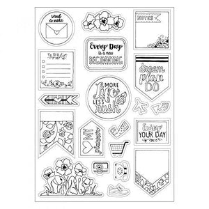 Sizzix Coloring Stickers 662012 Planner
