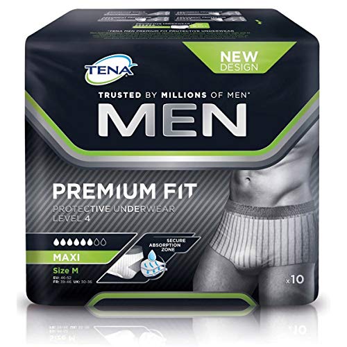 Tena for Men Premium Fit Level 4 Medium Pack of 10