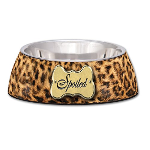 Large Milano Bowl- Spoiled Leopard Print | Loving Pet Products