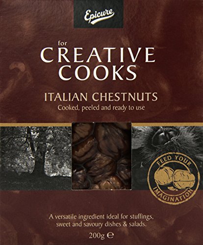 Epicure Peeled and Cooked Italian Chestnuts 200 g (Pack of 3)
