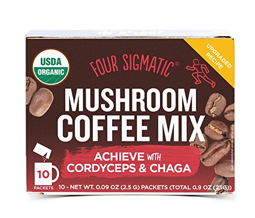 Four Sigmatic FSF Mushroom Coffee with Cordyceps and Chaga Sachets, 30 g