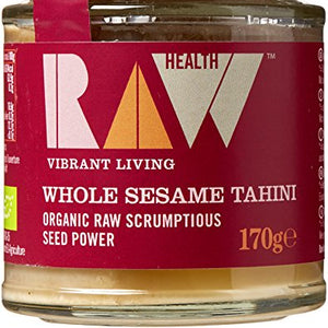 Raw Health Organic Whole Sesame Tahini 170g (Pack of 3)