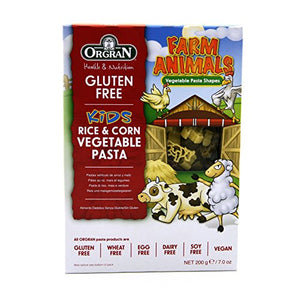 ORGRAN - Gluten Free Rice Corn Veg Animal Shapes 200g (PACK OF 1)