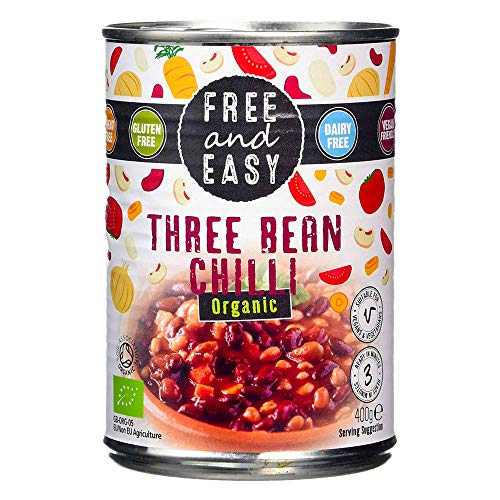 Free & Easy Organic Three Bean Chilli, 400g