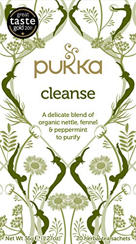 PUKKA HERBAL AYURVEDA Organic Cleanse - Nettle/Peppermint/Aloe Vera Herbal Tea 20sach (PACK OF 1)