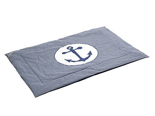 Dog Blanket Midlum 120X80 Cm Blue/White | Hunter