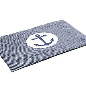 Dog Blanket Midlum 120X80 Cm Blue/White | Hunter