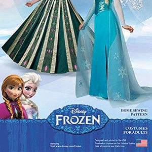 Simplicity Creative Patterns S0746 Misses' Frozen Costumes , Size: R5 14-16-18-20-22