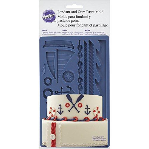 Wilton Nautical Fondant and Gum Paste Mold - Cake Decorating Supplies