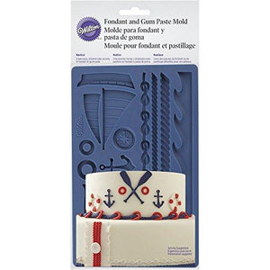 Wilton Nautical Fondant and Gum Paste Mold - Cake Decorating Supplies