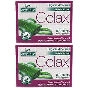 Colax Gentle Action Colon Cleanse 30 Tablets x 2