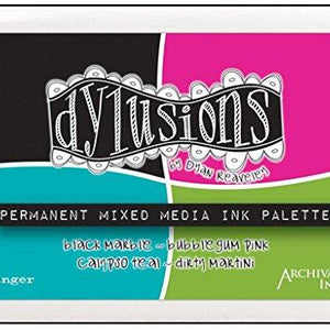 Ranger Dylusions Mixed Media Palette Dylsn
