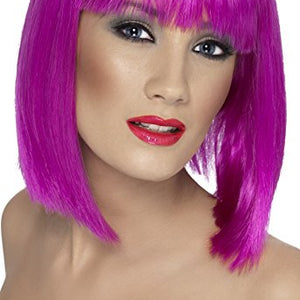 Smiffys Glam Wig - Neon Purple