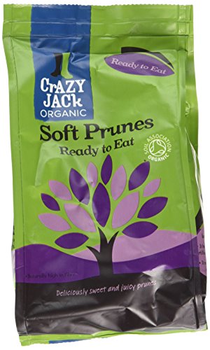 Crazy Jack Organic Ready to Eat Prunes, 250g (Pack of 3 )